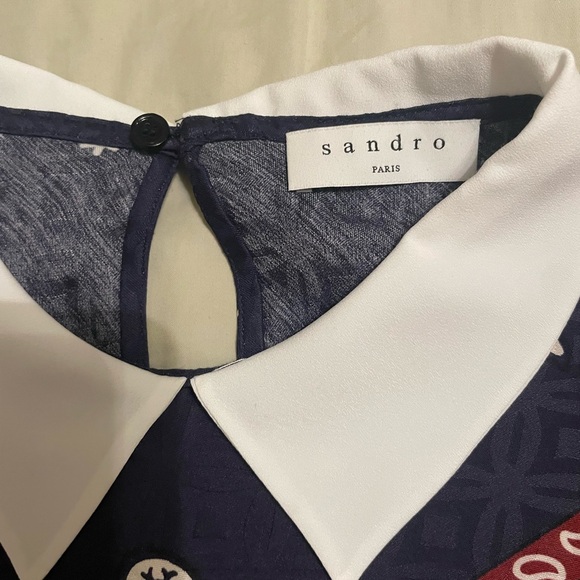 Sandro bandana print top - Picture 8 of 8